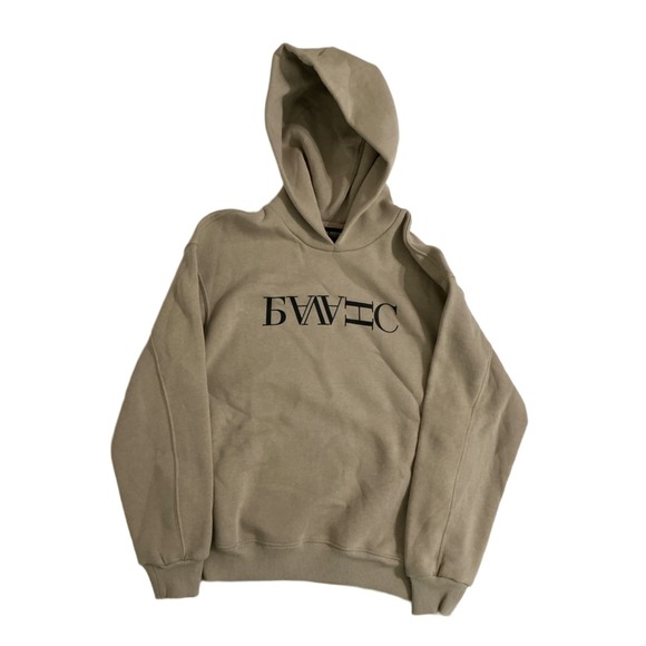 Vika Adamskaya (Mental Health Club) Tops - Vika Adamskaya Mental Health Club Hoodie XS Beige BALANS Fleece Pullover Ukraine